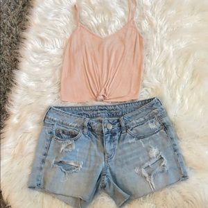 Light pink top